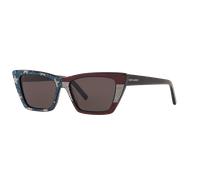 Saint Laurent Femme Sunglass SL 276 Mica - Couleur du Monture: Noir, Couleur de Lentille: Gris