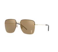 Saint Laurent Femme Sunglass SL 312 M-006 - Couleur du Monture: Or, Couleur de Lentille: Brun
