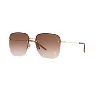 Saint Laurent Femme Sunglass SL 312 M - Couleur du Monture: Or, Couleur de Lentille: Or