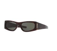 Saint Laurent Femme Sunglass SL M140 - Couleur du Monture: Écaille, Couleur de Lentille: Gris