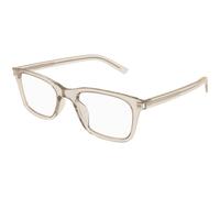 SAINT LAURENT Homme SAINT LAURENT SL 718 SLIM 008 Montures optiques Acétate Beige Transparent Carré