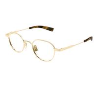 SAINT LAURENT Homme SAINT LAURENT SL 730 003 Montures optiques Métal Or Transparent Ronde