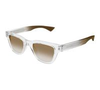SAINT LAURENT Homme SAINT LAURENT SL 789 JACQUES 003 Lunettes de soleil Acétate Cristal Marron Carré