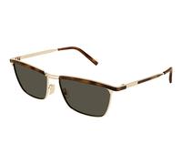 SAINT LAURENT Homme SAINT LAURENT SL 795 JOE 001 Lunettes de soleil Métal Or Gris Carré