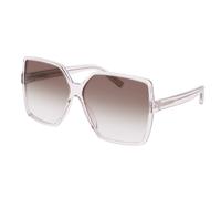 Saint Laurent SL 232 Betty 005, Lunettes de soleil, Papillon, Femme, Transparent