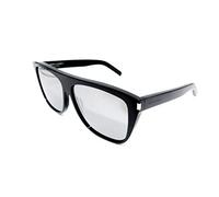 Saint Laurent mixte adulte SL 1 001 Montures de lunettes, Noir (BLACK/GREY), 59