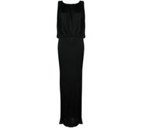 Saint laurent robe femme noir en viscose - 40
