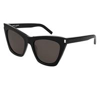 Saint Laurent SL 214 KATE-001 55 Lunettes de soleil pour femme Noir/gris