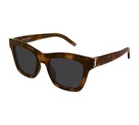 Saint Laurent - SL M156 003 Transparent Cognac Brown Green - Lunettes de soleil