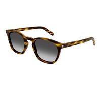 SAINT LAURENT Unisex SAINT LAURENT SL 28 045 Lunettes de soleil Acétate Havane Gris Carré Normale Ombré