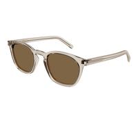 SAINT LAURENT Unisex SAINT LAURENT SL 28 047 Lunettes de soleil Acétate Beige Marron Carré
