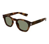 SAINT LAURENT Unisex SAINT LAURENT SL 746 003 Lunettes de soleil Acétate Havane Vert Ronde