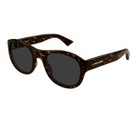 SAINT LAURENT Unisex SAINT LAURENT SL 798 MAXIME 002 Lunettes de soleil Acétate Havane Gris Ronde