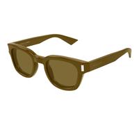 SAINT LAURENT Unisex SAINT LAURENT SL 838 007 Lunettes de soleil Acétate Marron Marron Ronde
