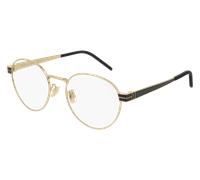 SAINT LAURENT Unisex SAINT LAURENT SL M63 003 Montures optiques Métal Or Ronde