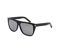 Saint Laurent Lunettes de soleil - SL 1 - 001 - 59mm - Noires, Trapèze