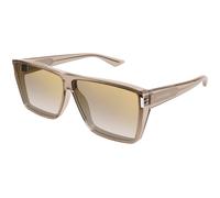 SAINT LAURENT Unisex SAINT LAURENT SL 756 003 Lunettes de soleil Bio-inject Jaune Marron Carré