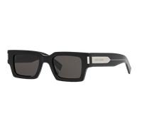 Saint Laurent Unisex Sunglass SL 572 - Couleur du Monture: Noir, Couleur de Lentille: Gris