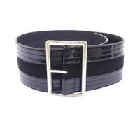 Saint Laurent Vintage - Ceinture Vintage en Daim Pre-owned - Femme - Pre-owned - Noir - Taille: ONE Size