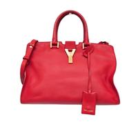 Saint Laurent Vintage - Pre-owned Petit Cabass - Femme - Pre-owned - Rouge - Taille: ONE Size