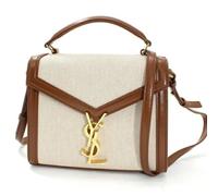 Saint Laurent Vintage - Pre-owned Toile sacs-main - Femme - Pre-owned - Beige - Taille: ONE Size