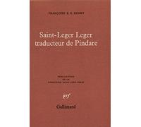 Saint-Leger Leger traducteur de Pindare