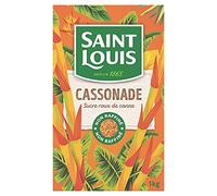 SAINT LOUIS - Cassonade Étui 1Kg Bec Verseur - le Lot De 4