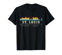 Saint Louis Skyline Missouri Vintage Pride Rétro T-Shirt