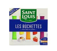 SAINT LOUIS - Sucre Bûchettes, Boîte de 125 Bûchettes de 4g - Lot De 4