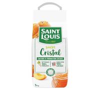 SAINT LOUIS Sucre Cristal Blanc de Betterave - Format 5 kg en sac papier - Sucre en granules 100% français - Production locale depuis 1865 - Lot de 3