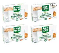 SAINT LOUIS Sucre en Morceaux N°4, 1kg, Lot de 4, Production Locale Française