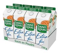 Saint Louis Sucre Extra Fin 750g (lot de 8)