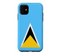 Saint Lucia Independence Day Flag Caribbean Carnival Coque pour iPhone 11
