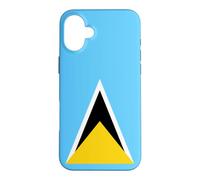 Saint Lucia Independence Day Flag Caribbean Carnival Coque pour iPhone 16 Plus