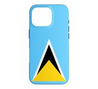 Saint Lucia Independence Day Flag Caribbean Carnival Coque pour iPhone 16 Pro