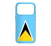 Saint Lucia Independence Day Flag Caribbean Carnival Coque pour iPhone 17 Pro