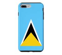 Saint Lucia Independence Day Flag Caribbean Carnival Coque pour iPhone 7 Plus/8 Plus