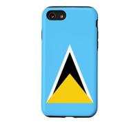 Saint Lucia Independence Day Flag Caribbean Carnival Coque pour iPhone SE (2020) / 7/8