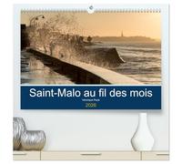 Saint-Malo au fil des mois (Calendrier mural 2026 DIN A2 vertical) calendrier de bureau: Promenades au bord de la mer