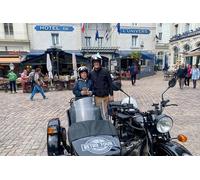 Saint Malo et Saint Servan en sidecar vintage avec chauffeur