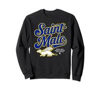 Saint-Malo France Bretagne Région Script à l'hermine Sweatshirt