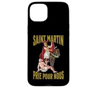 Saint Martin de Tours. Prie por Nous Coque pour iPhone 15 Plus