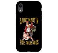 Saint Martin de Tours. Prie por Nous Coque pour iPhone XR