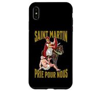 Saint Martin de Tours. Prie por Nous Coque pour iPhone XS Max
