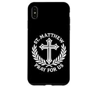 Saint Matthieu Prie pour Nous Saint chrétien catholique Coque pour iPhone XS Max