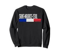 Saint-Maurice-l'Exil Drapeau France Fierté de la Ville française Sweatshirt