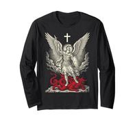 Saint Michael Archangel Defeating Satan Manche Longue