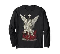 Saint Michael Archangel Defeating Satan Manche Longue