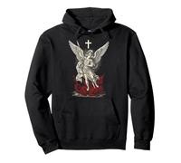 Saint Michael Archangel Defeating Satan Sweat à Capuche