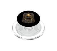 Saint Michael Defend Us in Battle Gothic Archange Icône Art PopSockets PopGrip pour MagSafe